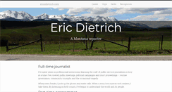 Desktop Screenshot of ericidietrich.com