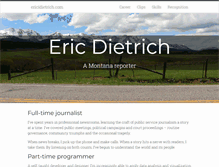 Tablet Screenshot of ericidietrich.com